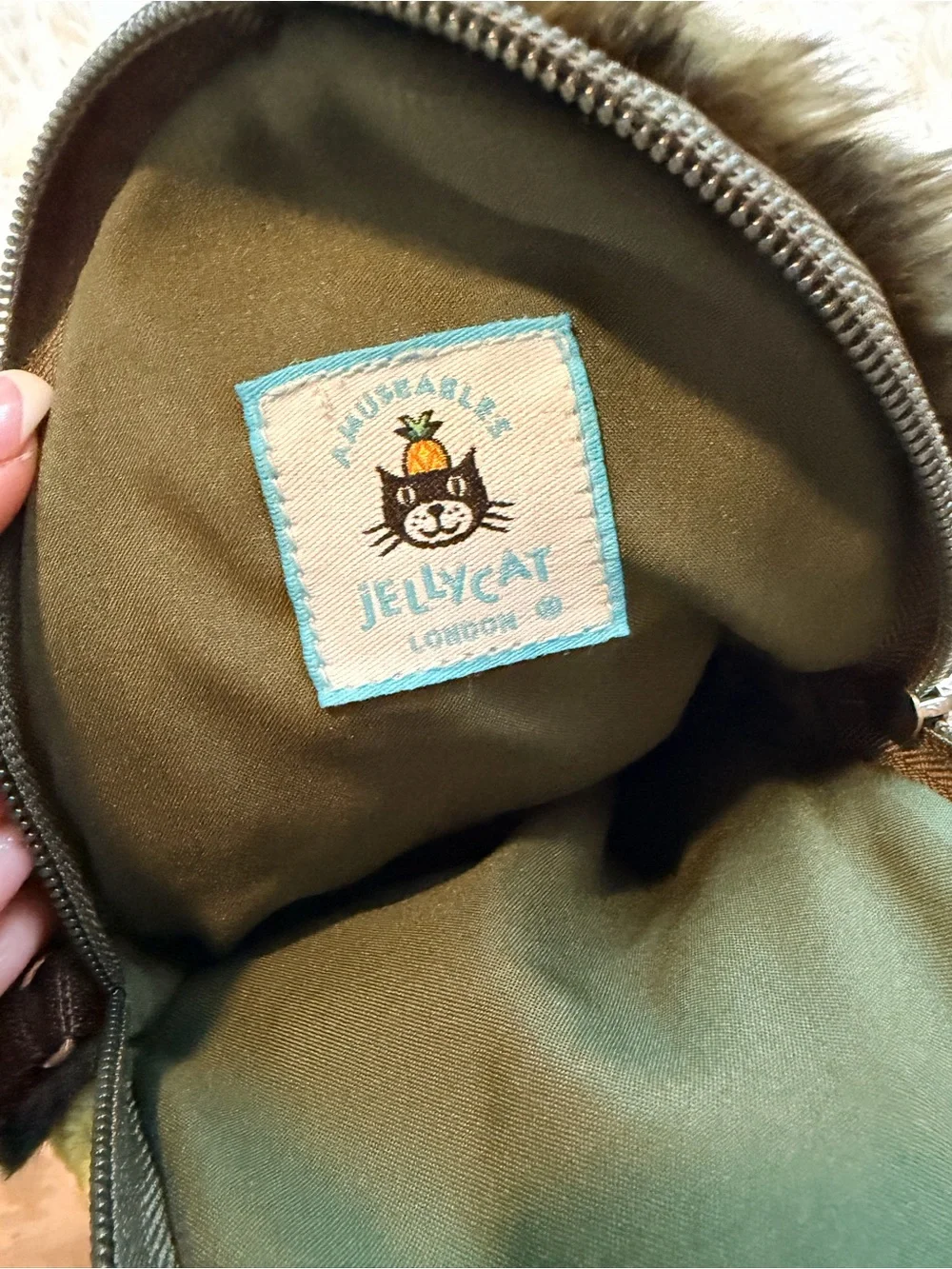 Jellycat Plush Avocado Kids crossbody bag